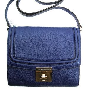 Kate Spade Crossbody Blue Leather Bag